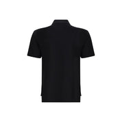 Black Cotton Polo Shirt