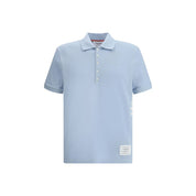 Blue Cotton Polo Shirt