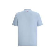 Blue Cotton Polo Shirt