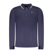 Blu Cotton Mens Polo Shirt