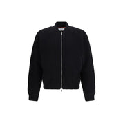 Black Wool Bomber