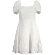 Bianco Cotton Women Dress