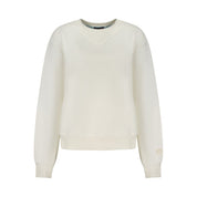 Bianco Cotton Women Sweatshirt