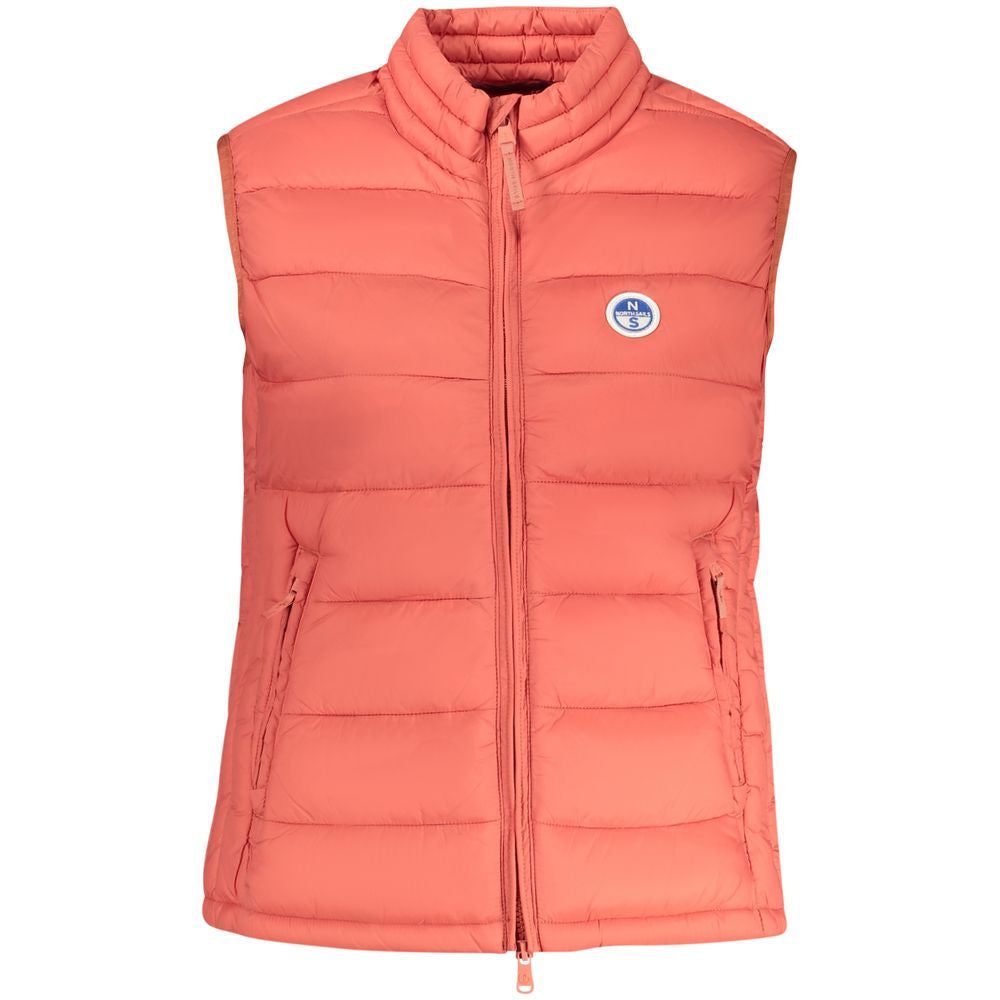 Rosso Polyester Women's Vest