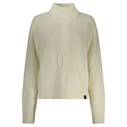 White Polyamide Women's Sweater