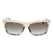 Beige Acetate Sunglasses