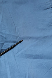 Blue Cotton Mid Waist Straight Men Denim Jeans