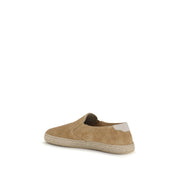Beige Calf Leather Bos Taurus Espadrilles