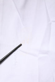 White Cotton Straight Fit Men Denim Trouser Jeans