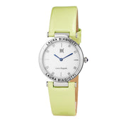 Bicolor Leather Dress Watch