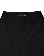 Black High Waist Straight Trouser Formal Pants