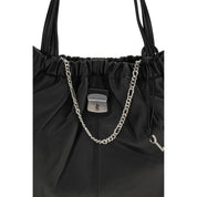 Black Calf Leather Bos Taurus Shoulder Bag