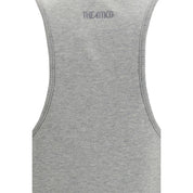 Gray Cotton Casual Dress