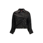 Black Lamb Leather Biker Jacket