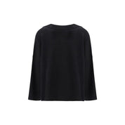 Black Cashmere Sweatshirt