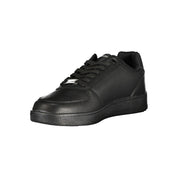Black Polyurethane Men's Sneaker