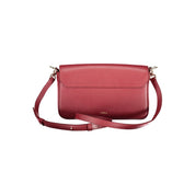 Red Leather Women Handbag