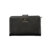 Black Leather Women Wallet