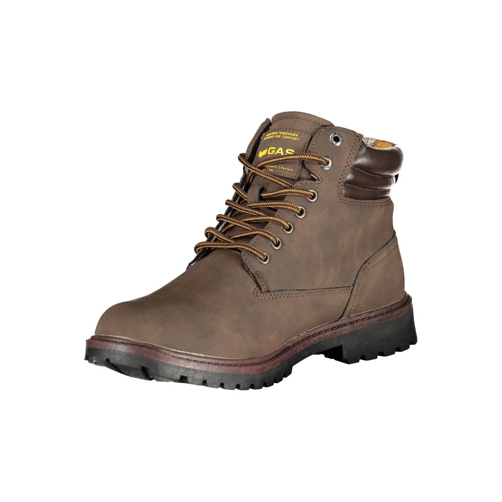 Marrone Poliuretano Mens Sneaker Boot