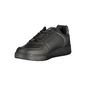 Black Polyurethane Women's Sneaker