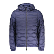 Blue Polyamide Men's Jacket