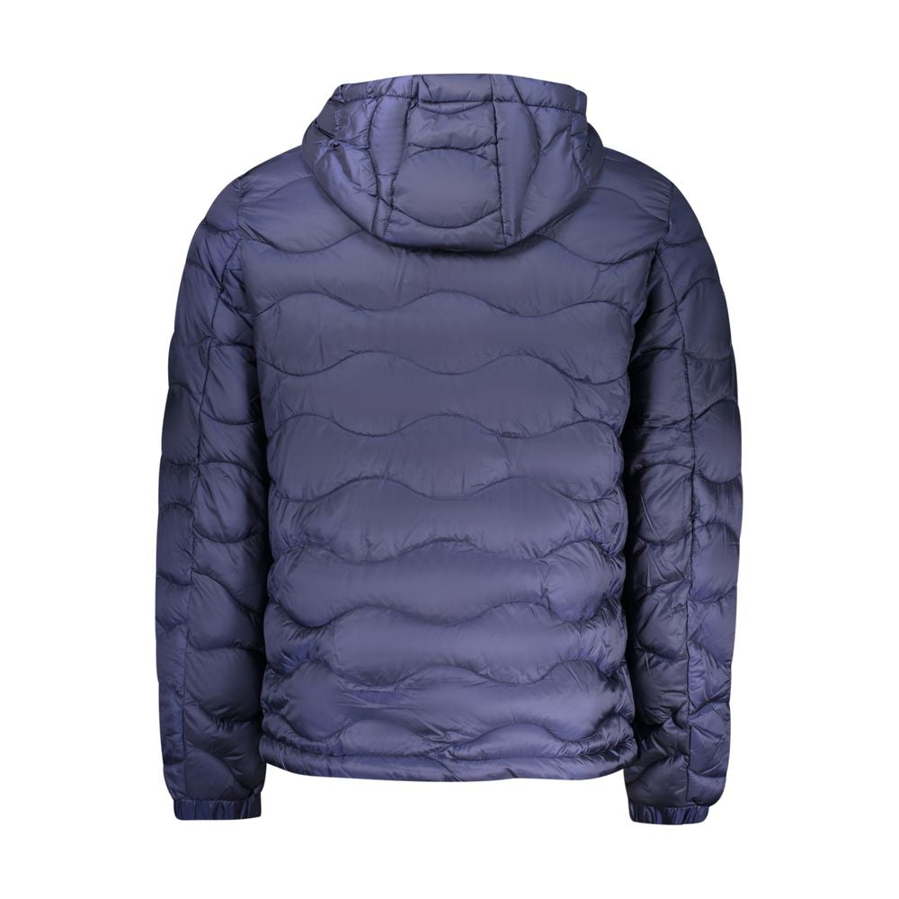 Blue Polyamide Men's Jacket