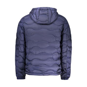 Blue Polyamide Men's Jacket