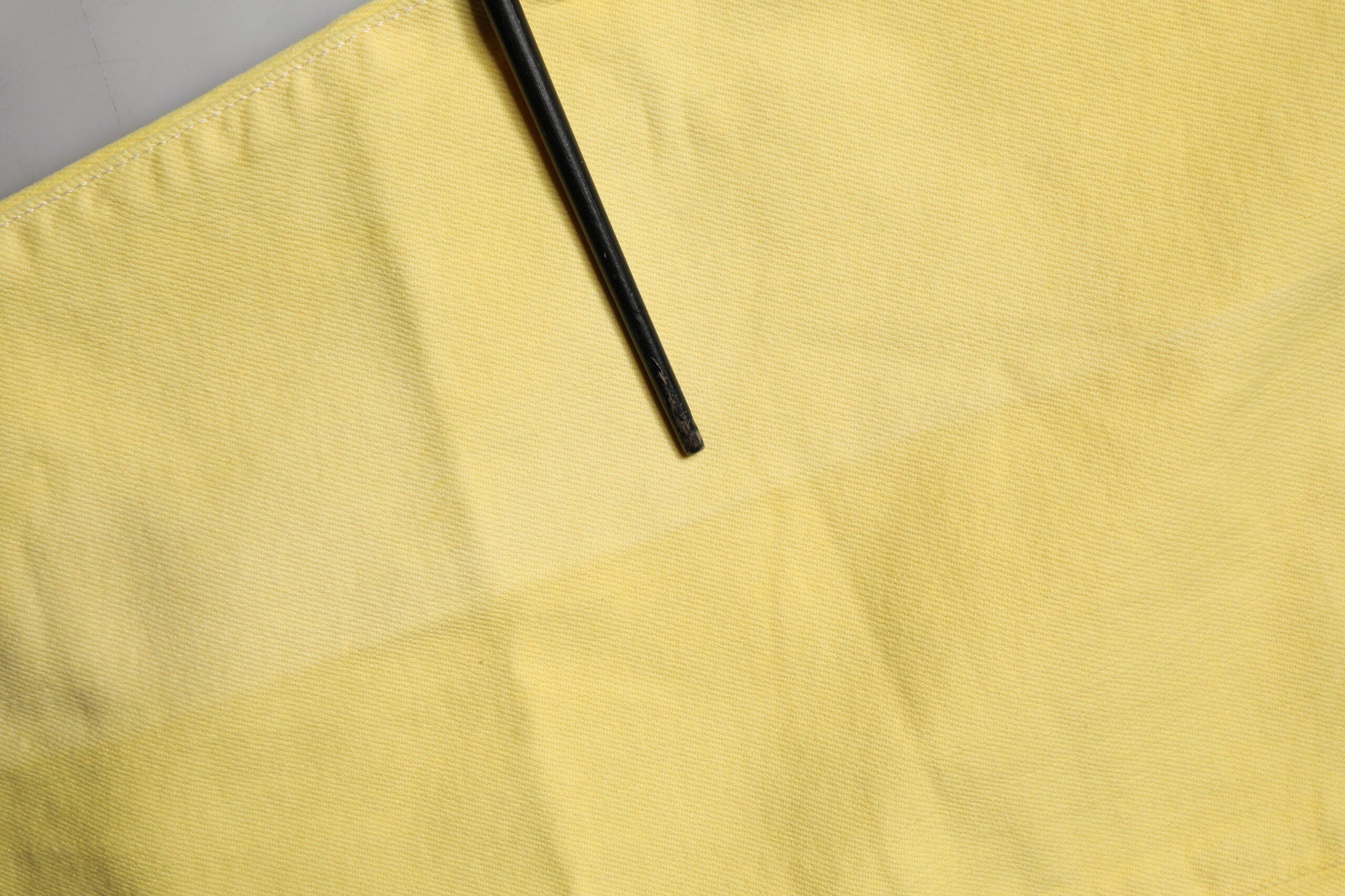 Yellow Tapered Mid Waist Denim Trouser Jeans