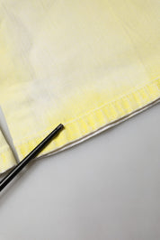 Yellow Cotton Bootcut Low Waist Denim Trouser Jeans