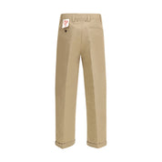 Bicolor Cotton Chino Pants