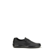 Black Calf Leather Bos Taurus Slip-On Loafers