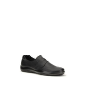 Black Calf Leather Bos Taurus Slip-On Loafers
