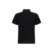 Black Cotton Polo Shirt