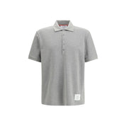 Gray Cotton Polo Shirt