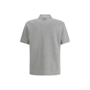 Gray Cotton Polo Shirt