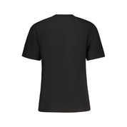 Black Cotton Women T-Shirt