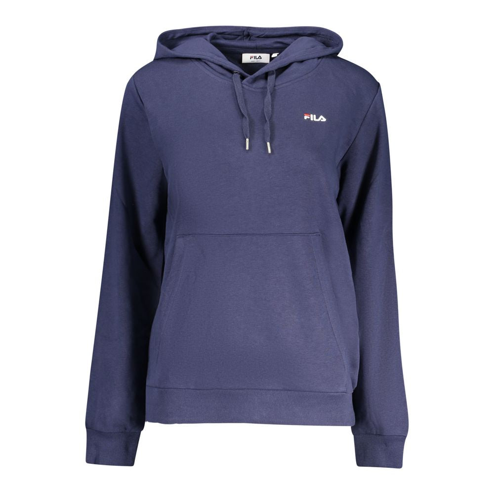 Blue Organic Cotton Womens Hoodie