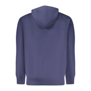 Blue Cotton Men's Hoodie
