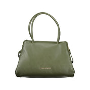 Verde Polyurethane Women Handbag