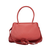 Rosso Polyurethane Women's Handbag