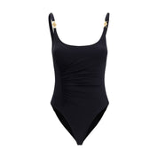 Black Polyamide One-Piece Swimsuit