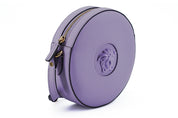 Elegant Purple Round Shoulder Bag