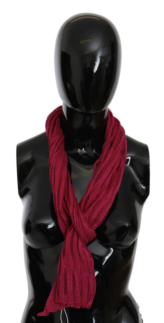 Foulard châle bordeaux pour le cou