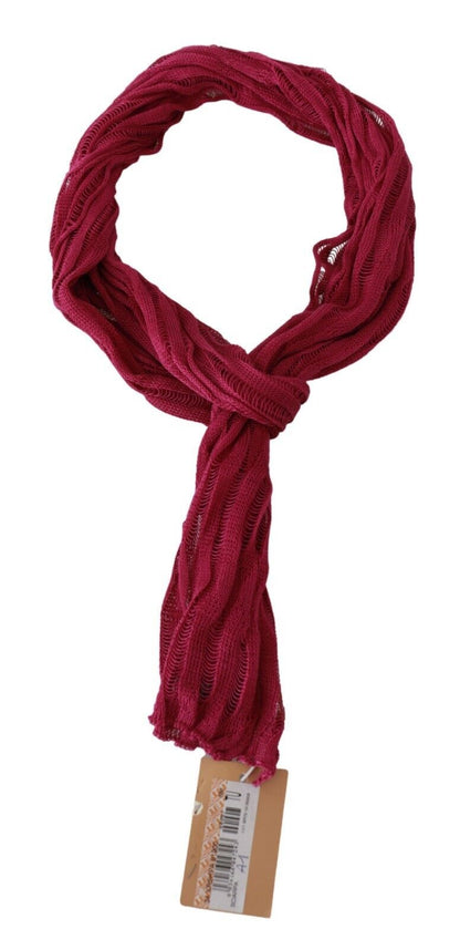 Foulard châle bordeaux pour le cou